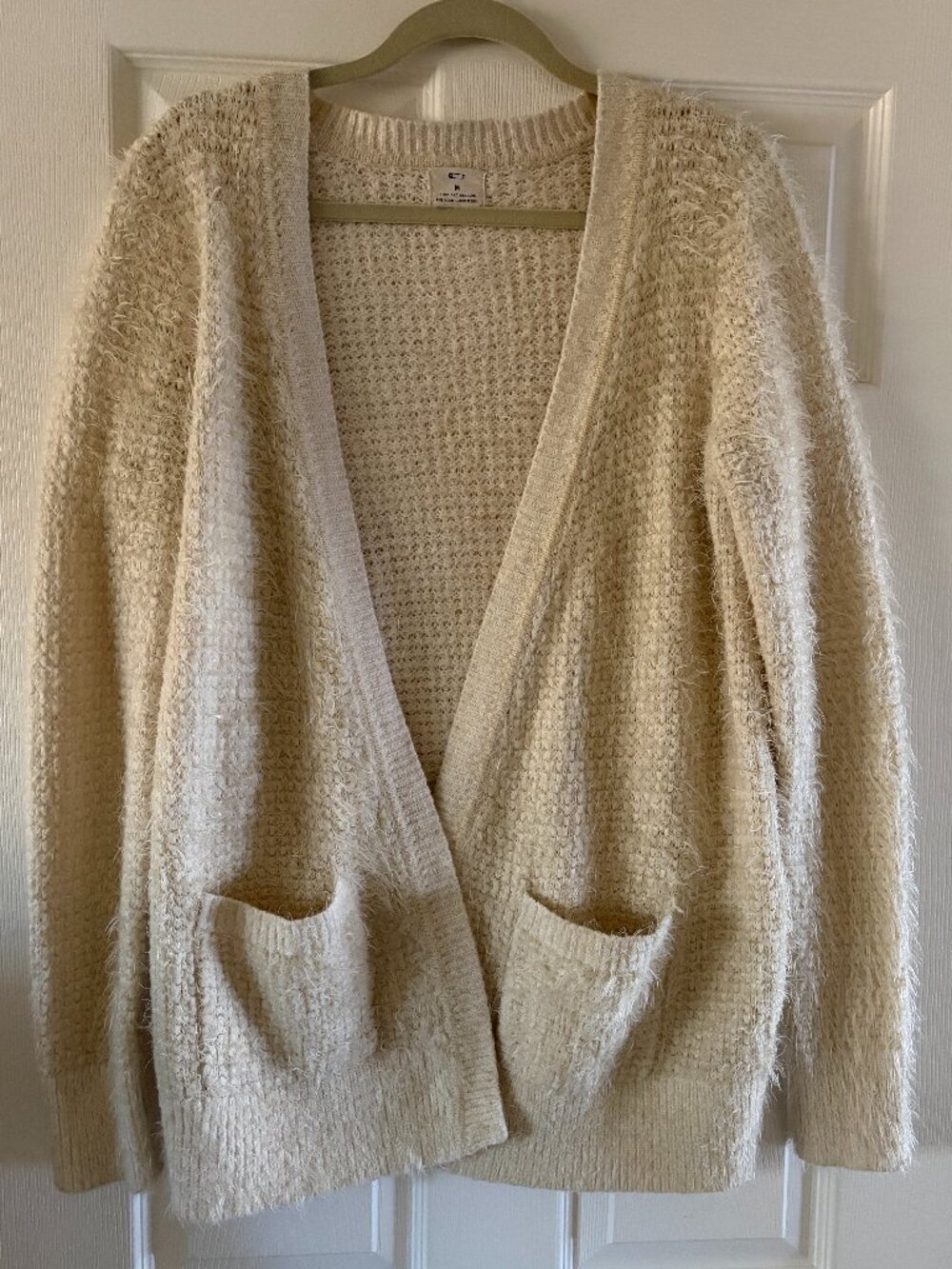 Pins and Needles Eyelash Knit Open Cardigan Sweater | Size M